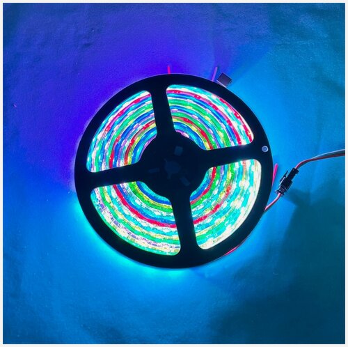 Изображение товара Лента адресная WS2812B 96Led на 1 метр RGB IP65 на Чёрной плате 5 метров