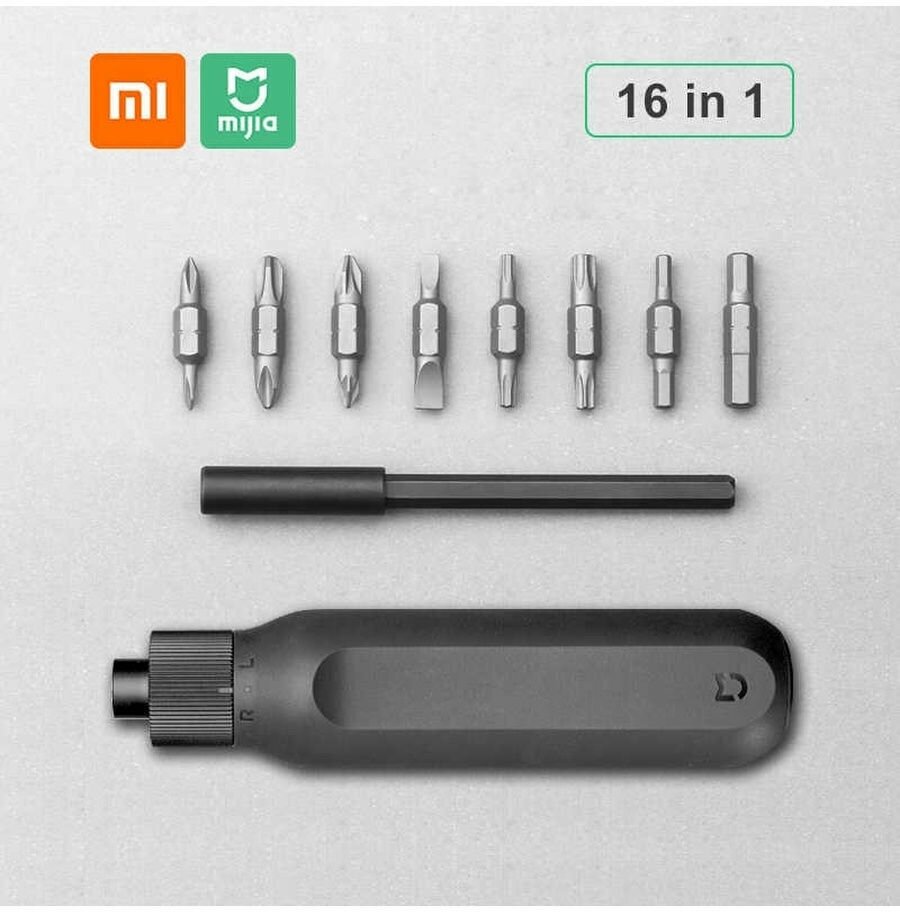 Набор инструментов XIAOMI Mi 16-in-1 Ratchet Screwdriver, 16 предметов [bhr4779gl] - фото №11