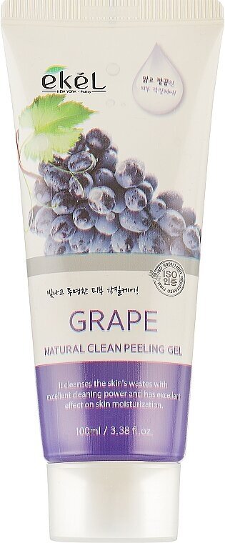 Ekel Пилинг-скатка Natural Clean Peeling Gel Grape с экстрактом винограда, 100 мл - фотография № 9
