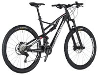 Горный (MTB) велосипед Author A-Ray 27.5 (2019) black matt/red 17.5