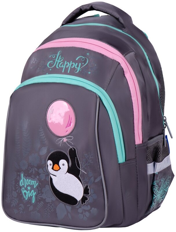 Berlingo рюкзак Comfort Cute penguin, серый