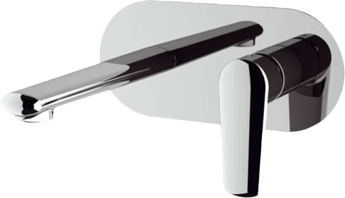Смеситель для раковины Remer Vanity V15 встраиваемый, скрытого монтажа, хром, глянцевый, кран для ванной в раковину, из латуни, рычажный, с керамическим картриджем