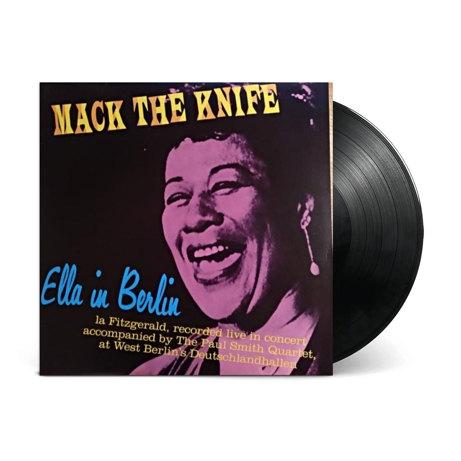 Виниловая Пластинка Ella Fitzgerald - Mack The Knife - Ella In Berlin Vinyl, LP, Blue, 180g Jazz,