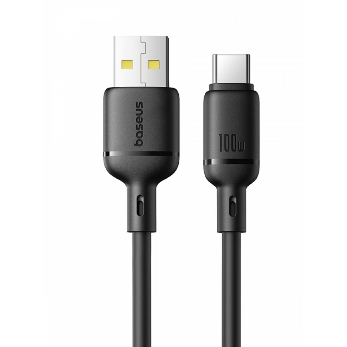 Кабель Baseus Silky Series Fast Charging Cable USB - Type-C 100w 1m черный (P10377703113-00)