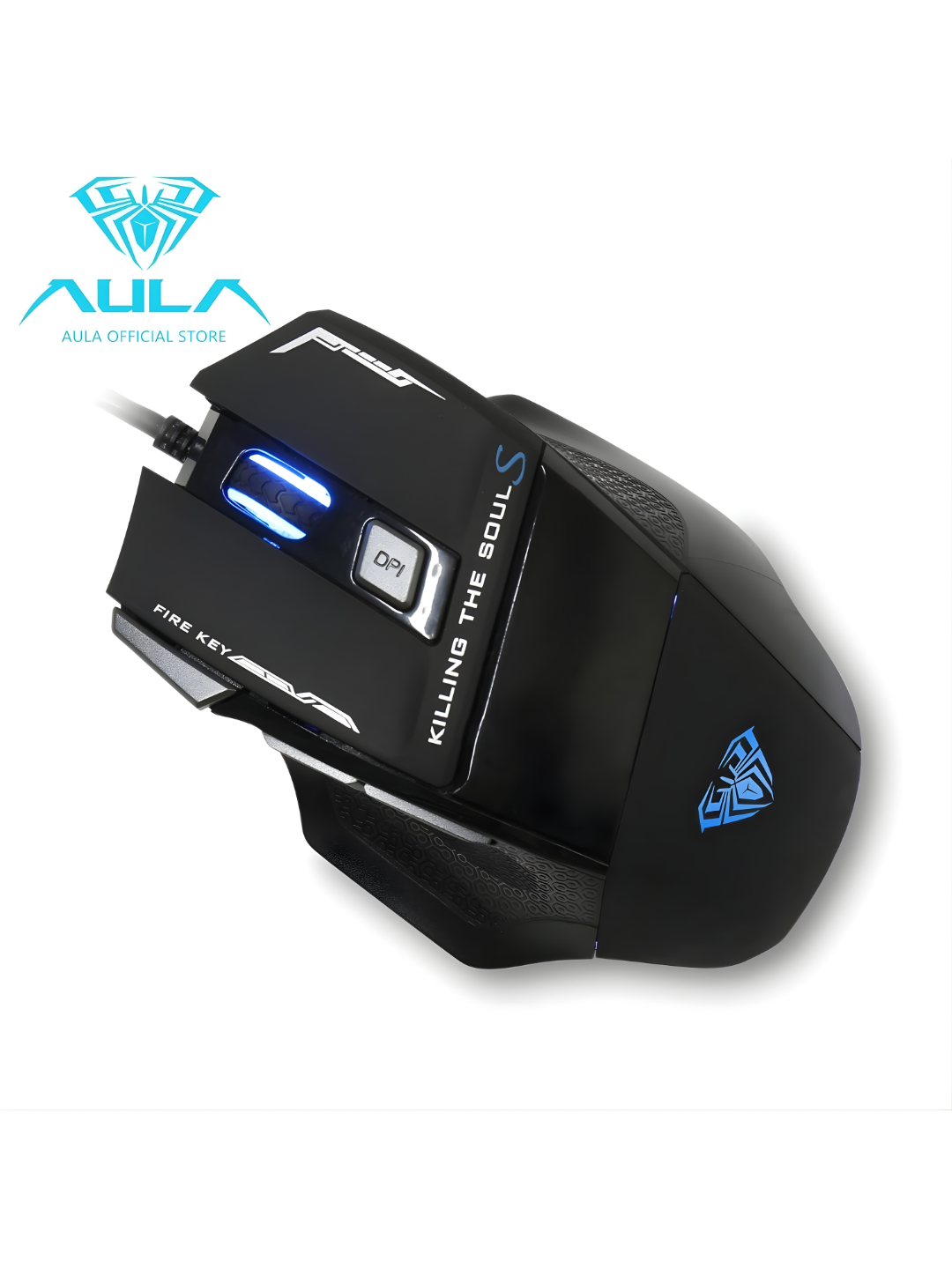 Проводная игровая компьютерная мышка для ноутбука и ПК с многоцветной подсветкой AULA S1Z