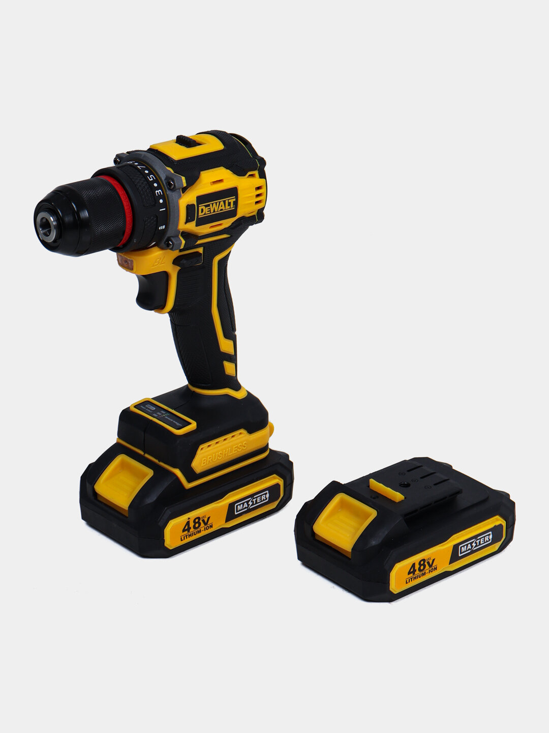 Аккумуляторная дрель-шуруповерт dewalt, бесщеточная, набор из 118 предметов — фото 1