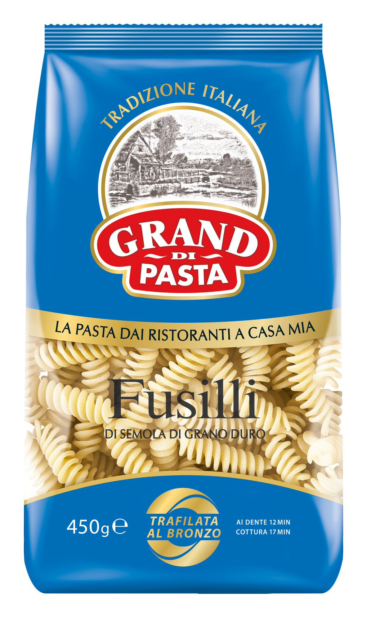 Grand di Pasta макароны спирали (fusilli), 450 г