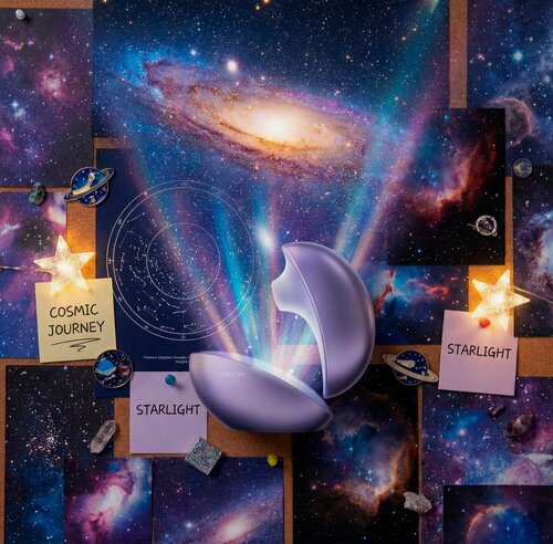 Изображение товара Стимулятор клитора Svakom "Pulse Galaxie", с проекцией звездного неба
