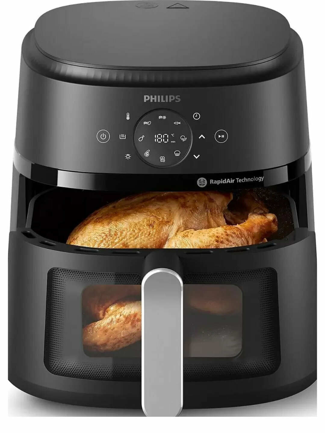 Аэрофритюрница Philips NA230 Airfryer, 6,2 л, электронное управление