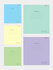 Тетрадь А5, 48 листов, клетка, "PASTEL микс" 5 шт