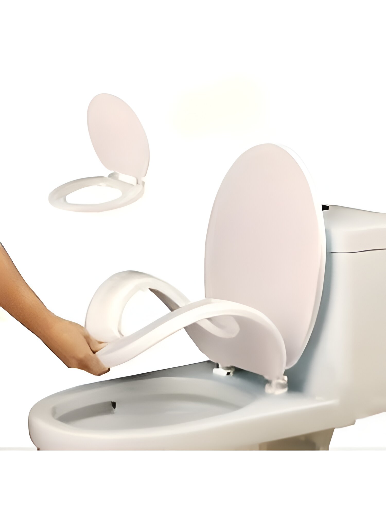 Сиденье для унитаза AMAGU, силиконовое, с микролифтом, гипоаллергенное — фото 1