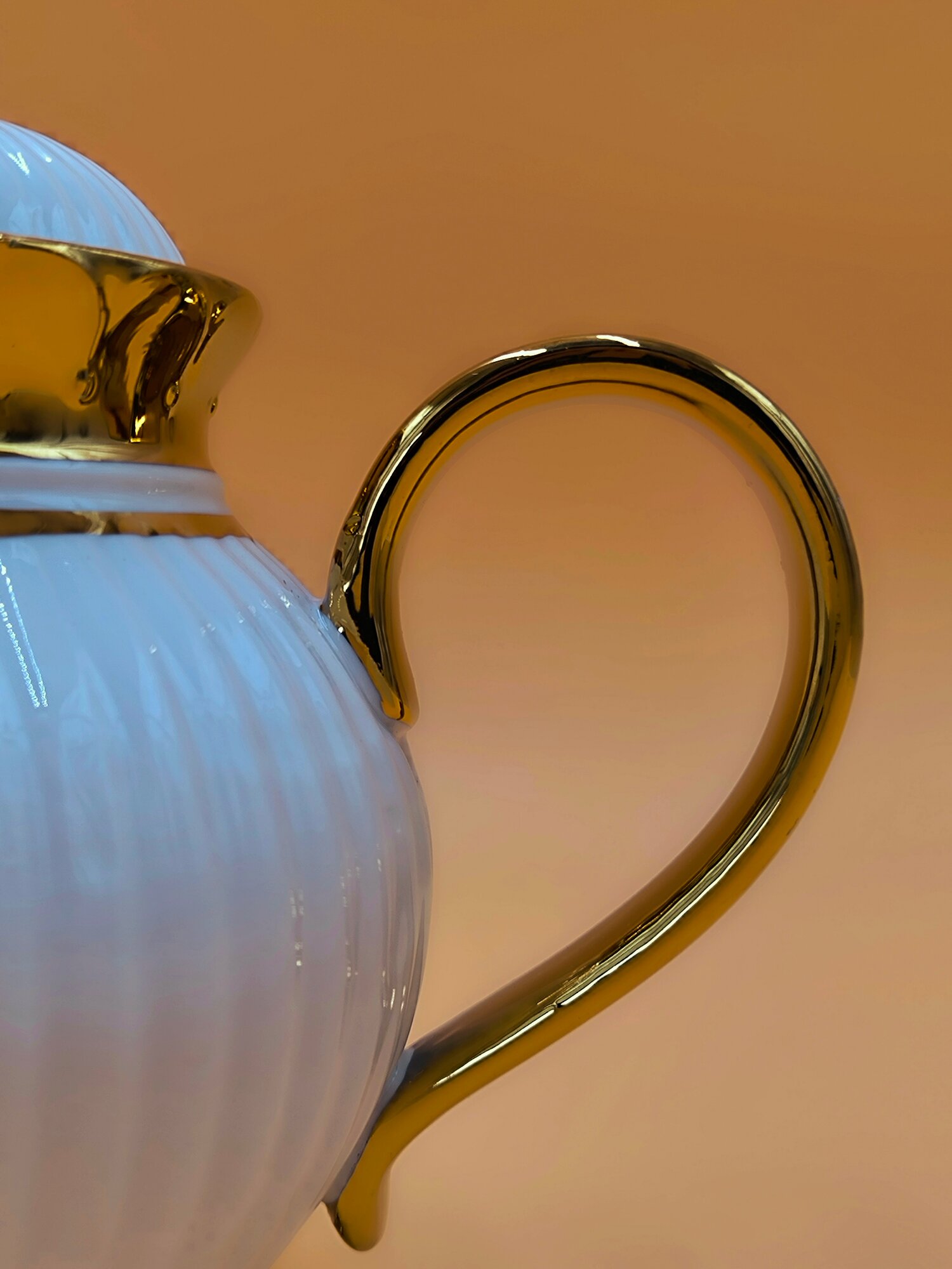 Серия Керамических Чайников "Tea Pot 4 Xashamat" Золотыми линями — фото 1