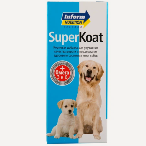 Изображение товара Кормовая добавка для собак Inform Nutrition SuperCoat для улучшения качества шерсти 150 мл