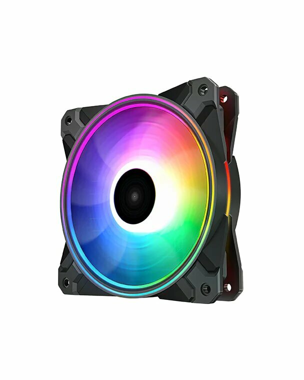 Комплект из трёх 120 мм вентиляторов Deepcool CF120 Plus RGB — фото 1