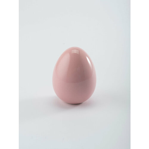 фото Пасхальное яйцо hill&mill egg small 7 см керамика розовое / пасхальный декор hill & mill