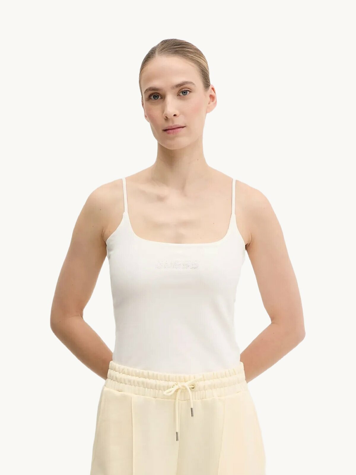 Топ GUESS Ortensia Top, размер M, белый