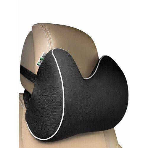 Подушка косточка на подголовник автомобильного кресла в машину, шейная подпорка для поддержки головы и шеи