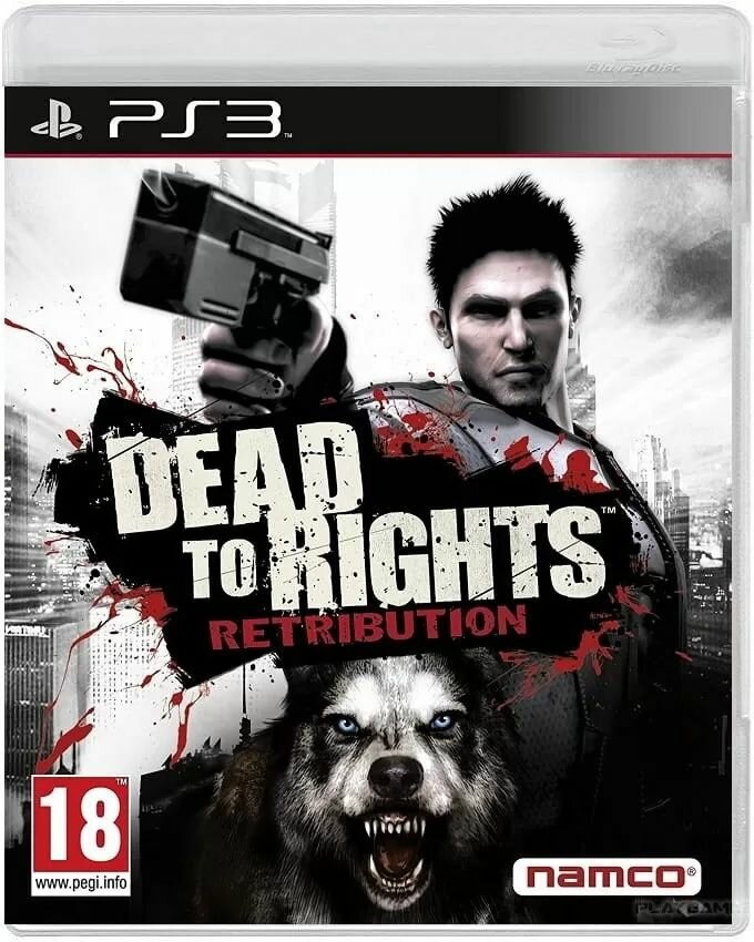Видеоигра Dead to Rights: Retribution. Издание на диске. Английская версия на ps3.