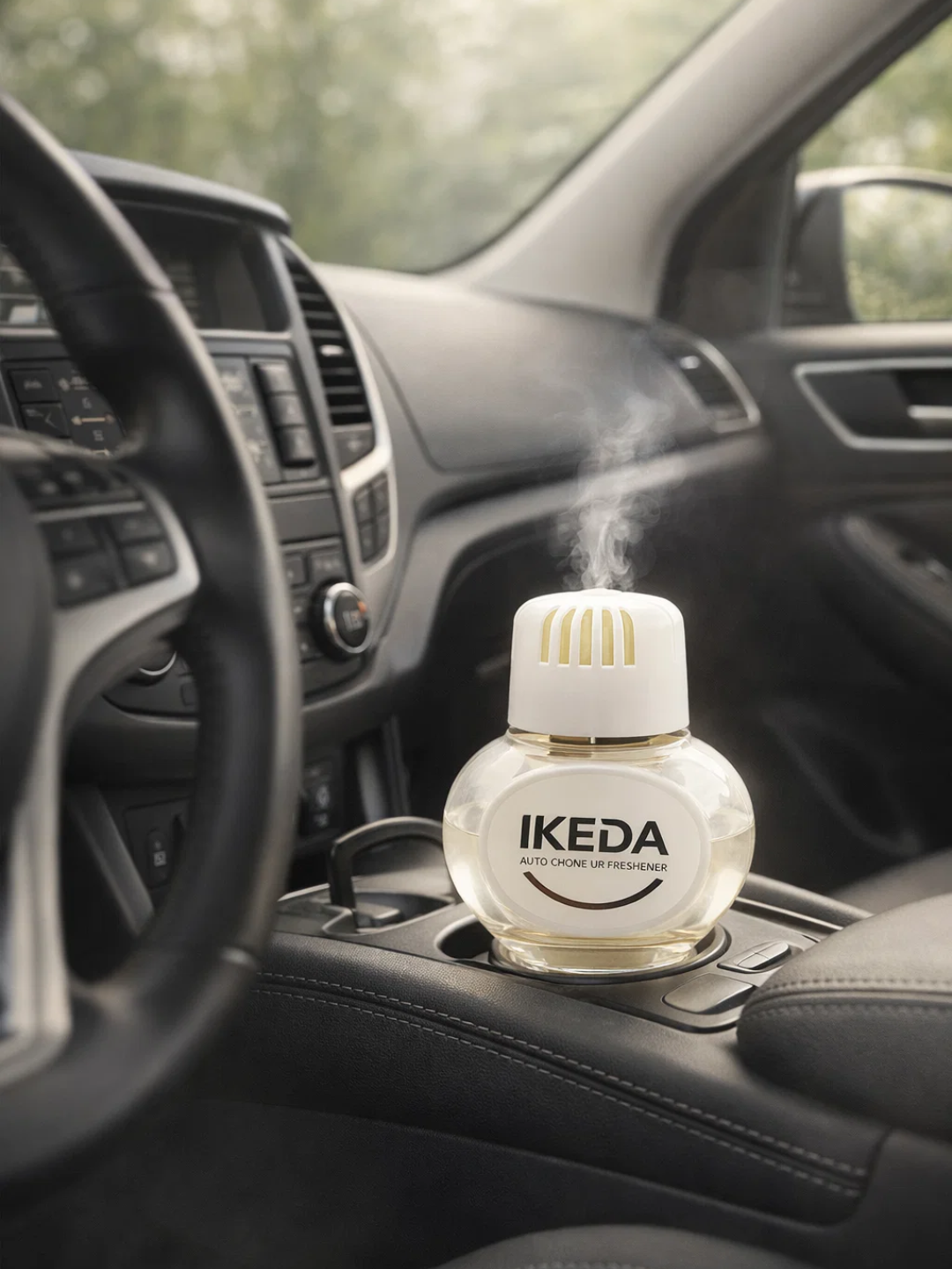 Ароматизатор автомобильный BLACK ODOR, 130мл, французское качество, до 60дней без проливания