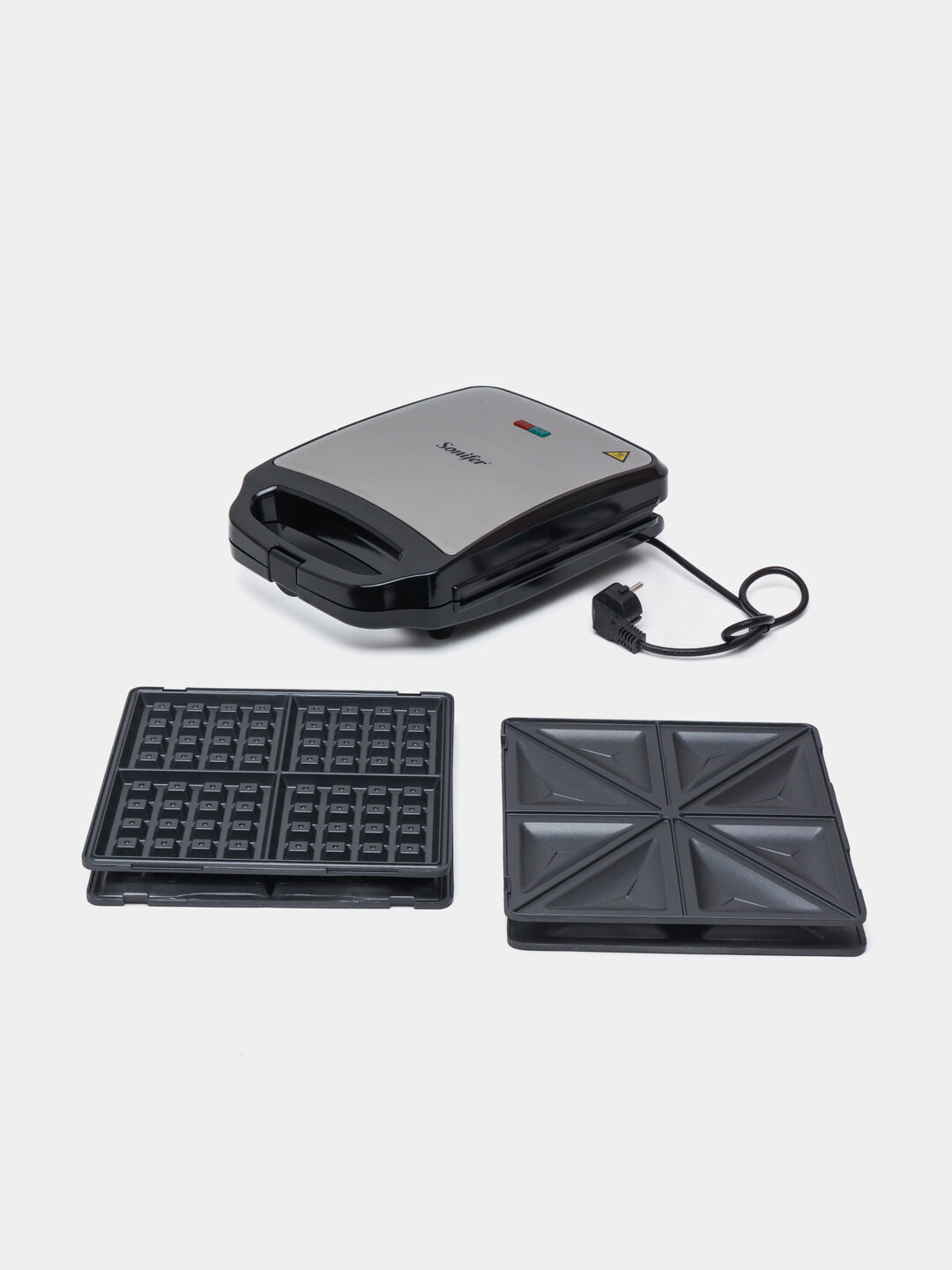 Многофункциональная сэндвичница‑гриль‑вафельница Sonifer SF‑6087 3 в 1 — универсальный кухонный