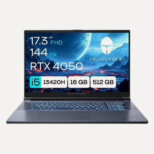 Изображение товара Ноутбук игровой Thunderobot 911 Plus G3 XD/17.3"/Core i5-13420H/16/512/RTX 4050/noOS