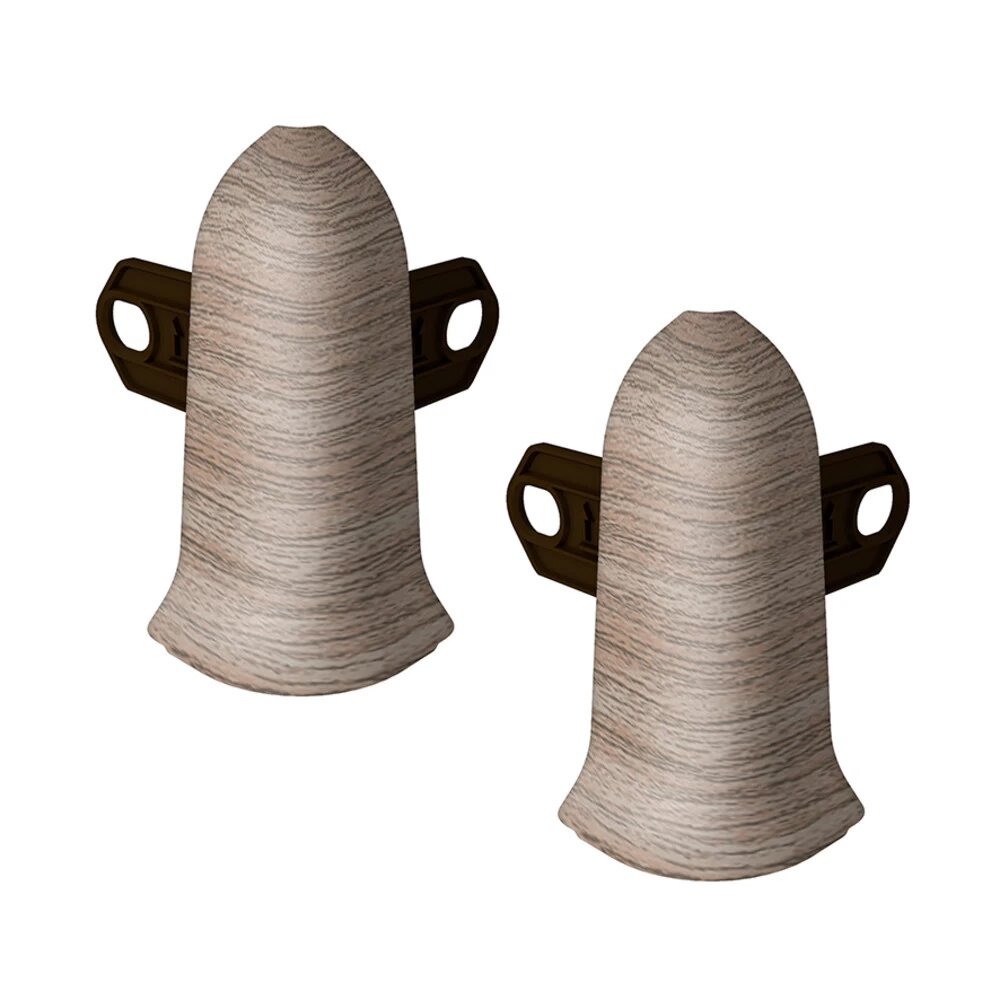 Угол наружный Идеал Классик 55 мм дуб капучино S-профиль (2 шт.) Идеал К-П55-Нк-Ф2 205 ДУБ КАП