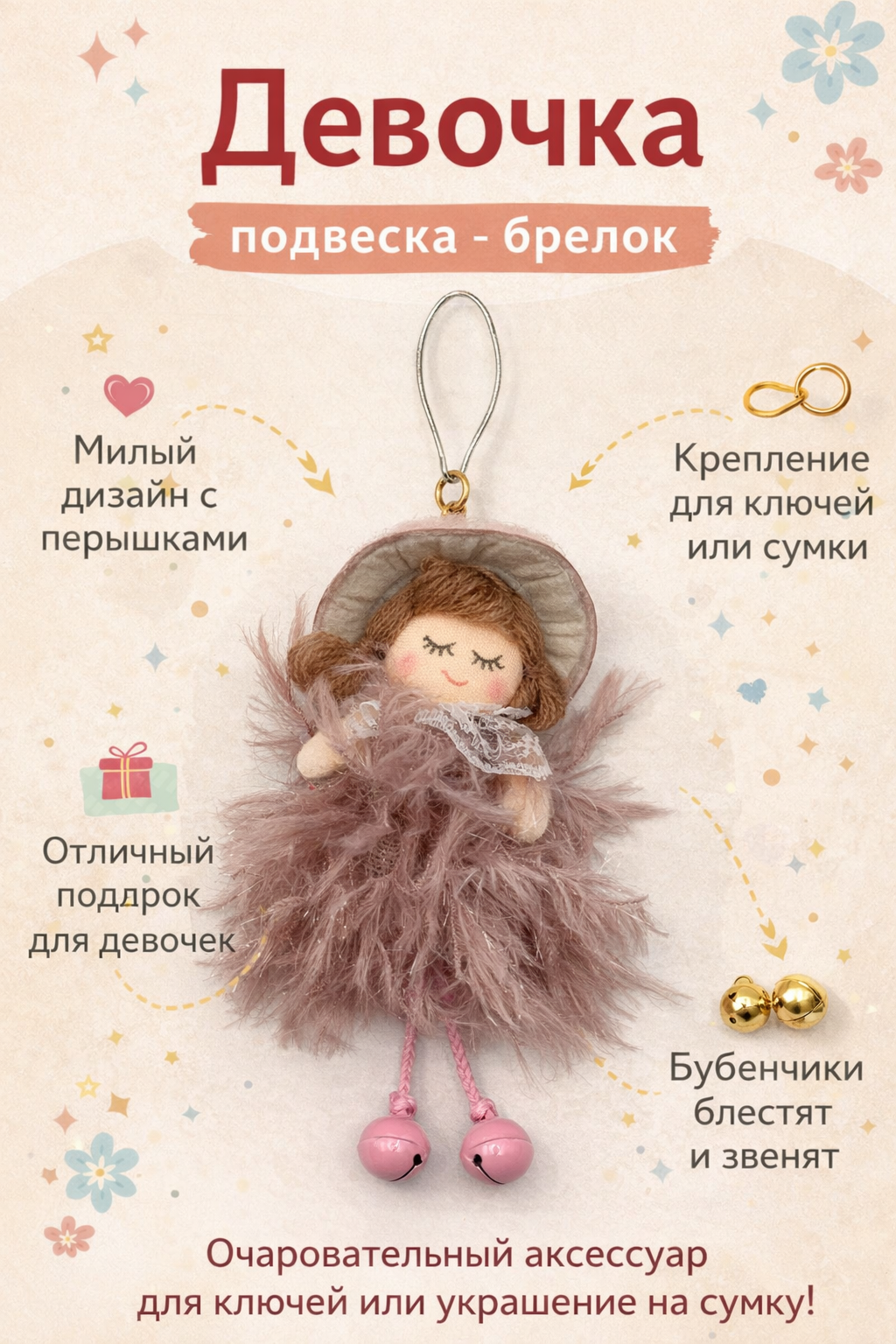 Украшение на сумку Present61