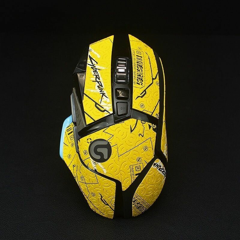 Грипсы для Logitech G502 Wireless HERO противоскользящими наклейками