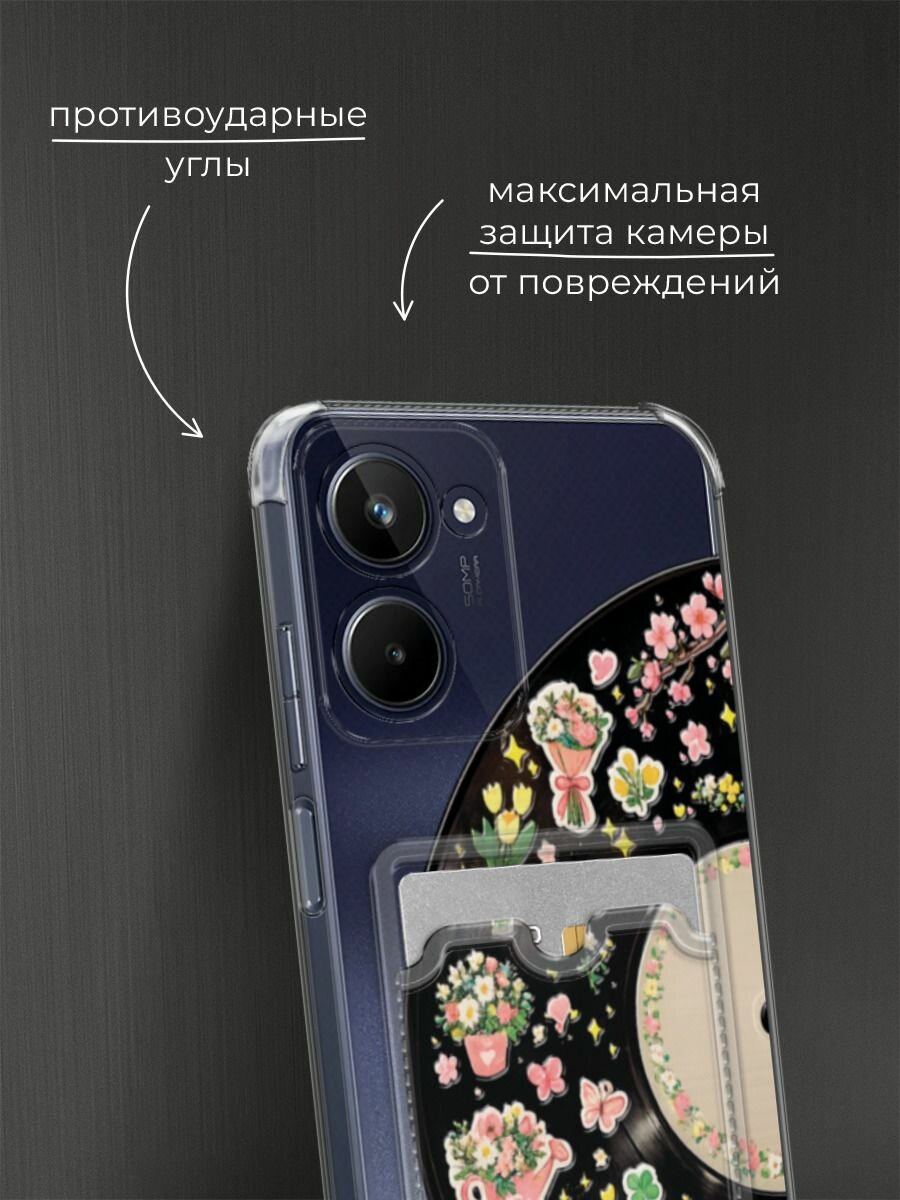 Чехол на Реалми 10 4G с картой — фото 1