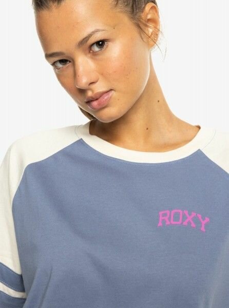 Футболка ROXY, размер S, голубой — фото 1