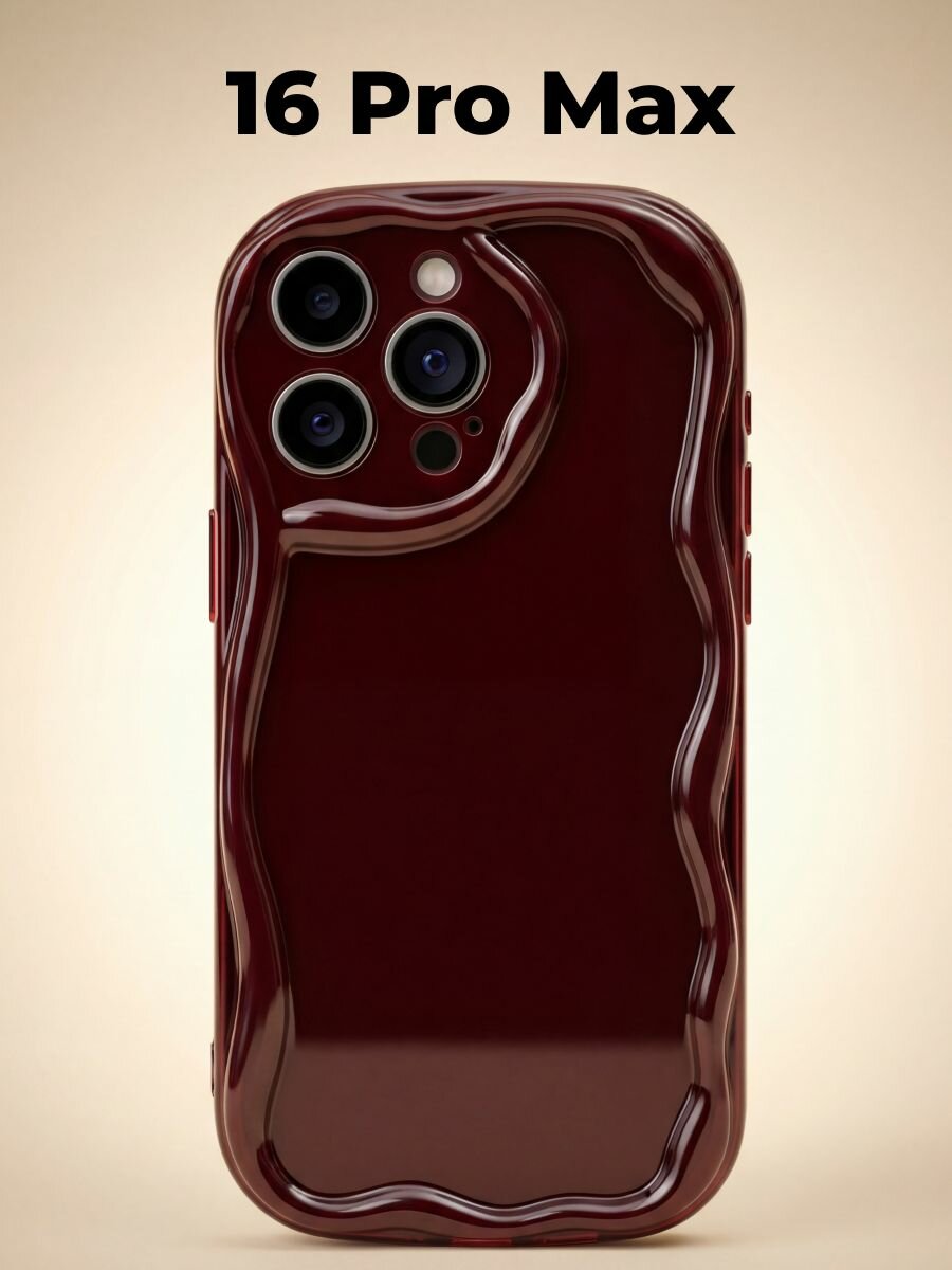 Защитный чехол для Apple Iphone 16 Pro Max (Эпл Айфон 16 Про Макс) силиконовый с защитой камер / противоударный