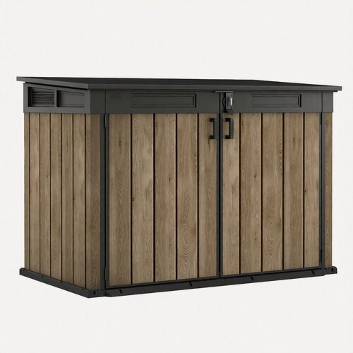 Изображение товара Шкаф уличный Keter Horizontal Shed 2020 L Ashwood (ясень/светло-коричневый) (17213179)