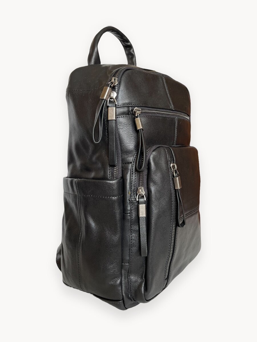 Рюкзак мужской городской BRUONO из натуральной кожи Рюкзак для ноутбука