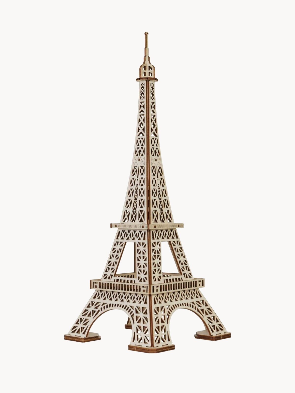 Сборная модель из дерева, конструктор деревянный 3D "Эйфелева Башня" TADIWOOD, 40.5 см, дерево, сборка без клея, 41 деталь, подарок на новый год