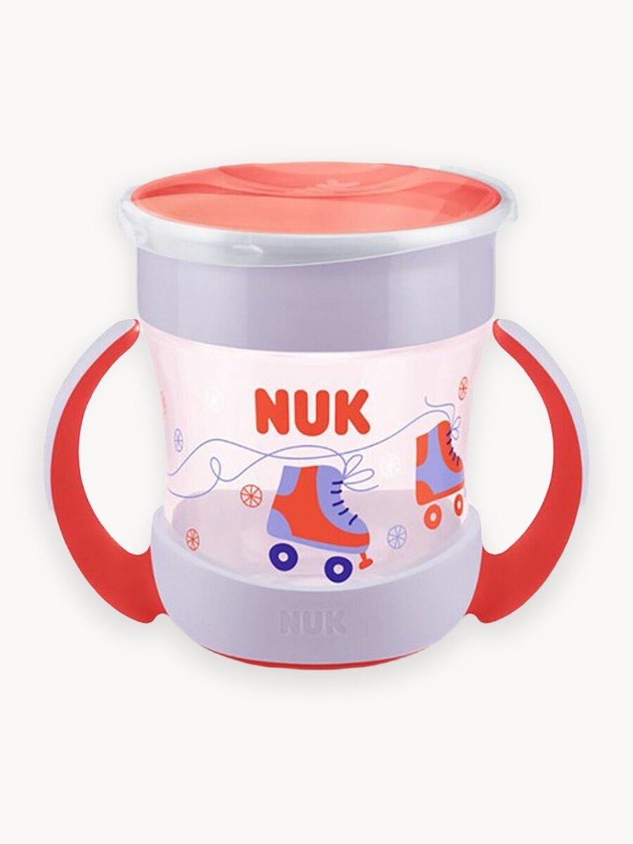 NUK EVOLUTION Поильник-непроливайка MINI MAGIC 160 мл (+6 мес)