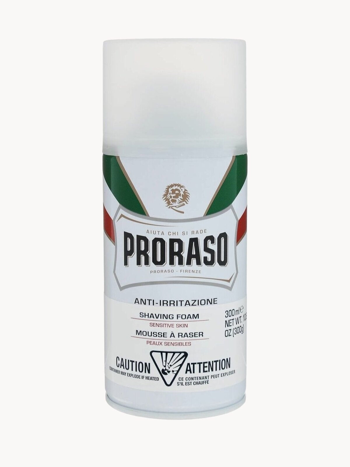 Пена для бритья Proraso "Зелёный Чай и Овес", для чувствительной кожи, 300мл