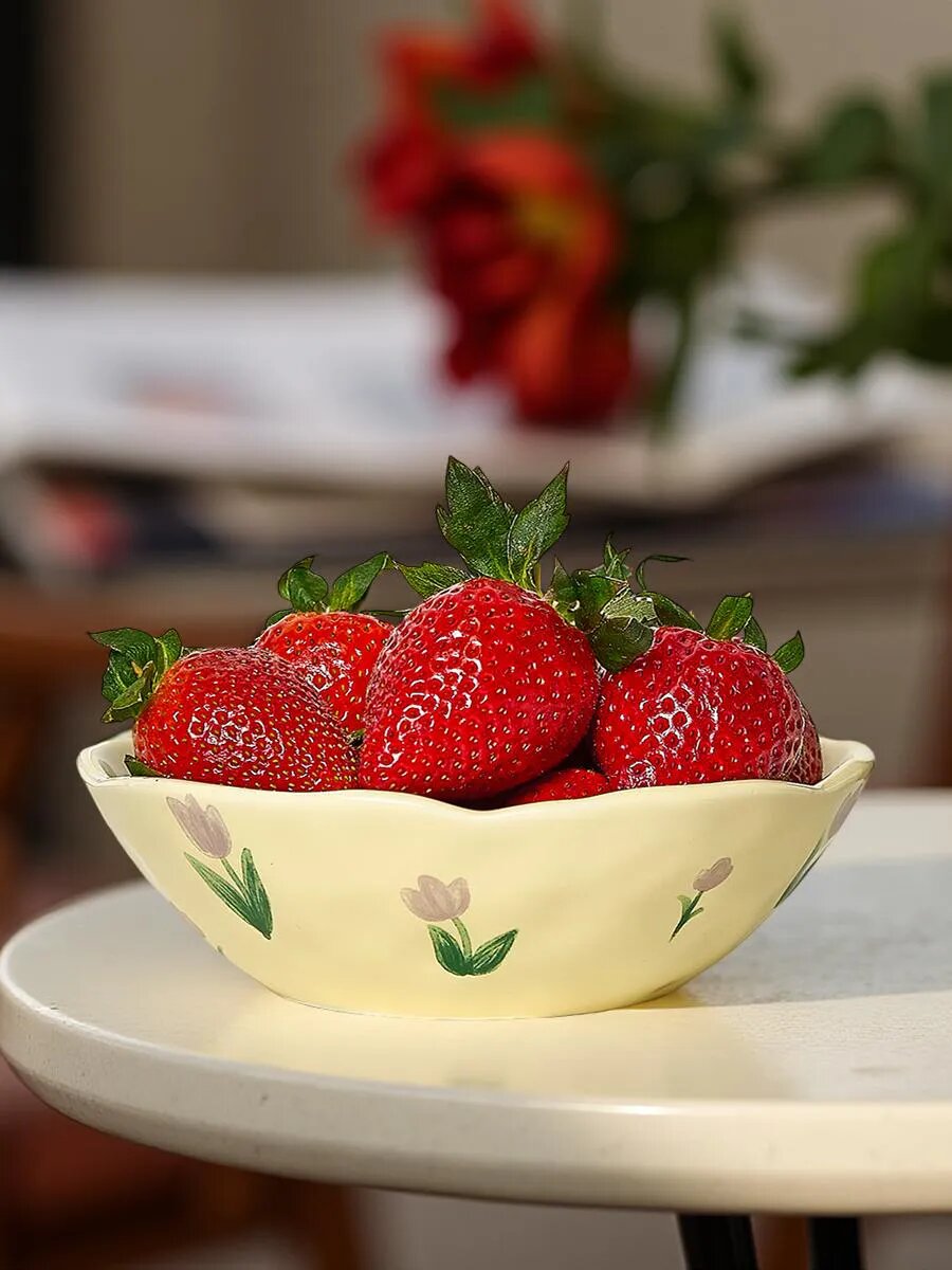 Тарелка DB HOMME "Pinterest", керамическая, ручная работа, 17 см, бежевая