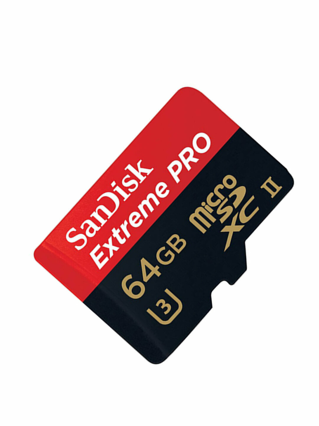 SanDisk Extreme Pro 64ГБ microSDXC – Высокоскоростная карта памяти UHS-I/UHS-II, 4K-видео, быстрая запись и чтение
