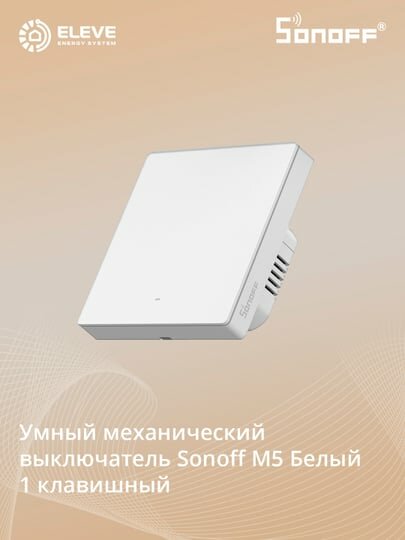 Умный настенный выключатель Sonoff M5 | M5-1C-80W