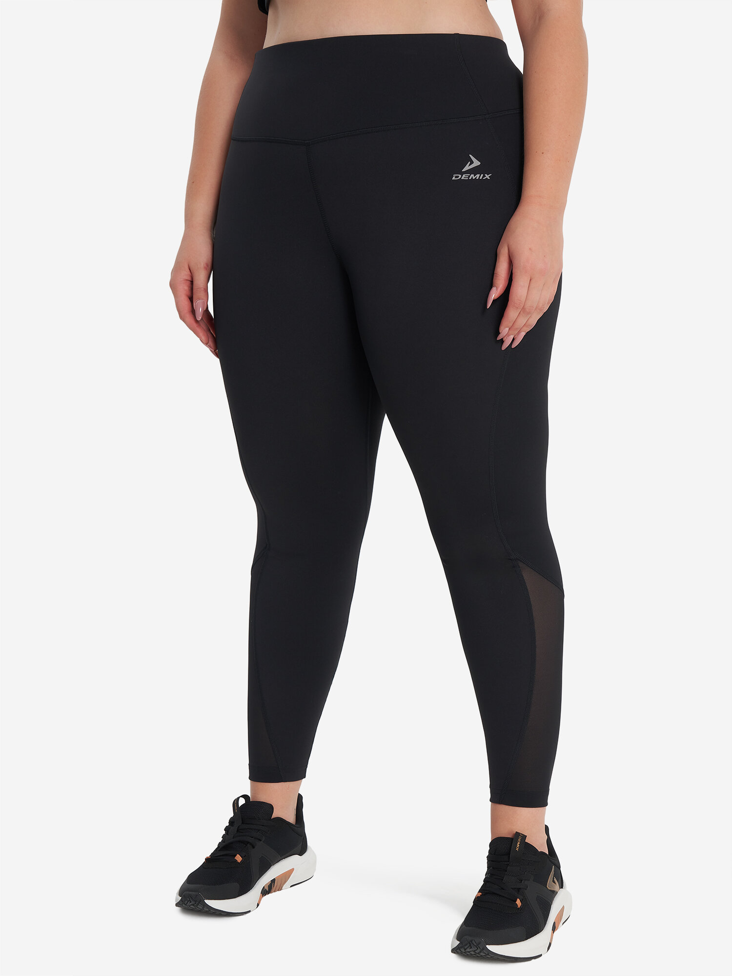 Картинки Легинсы спортивные Demix W D Fitness Leggings Plus Size, размер 58-60, черный