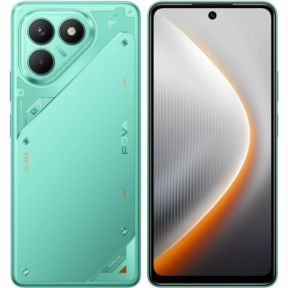 Смартфон Tecno POVA 7 Neo 8+256Gb бирюзовый