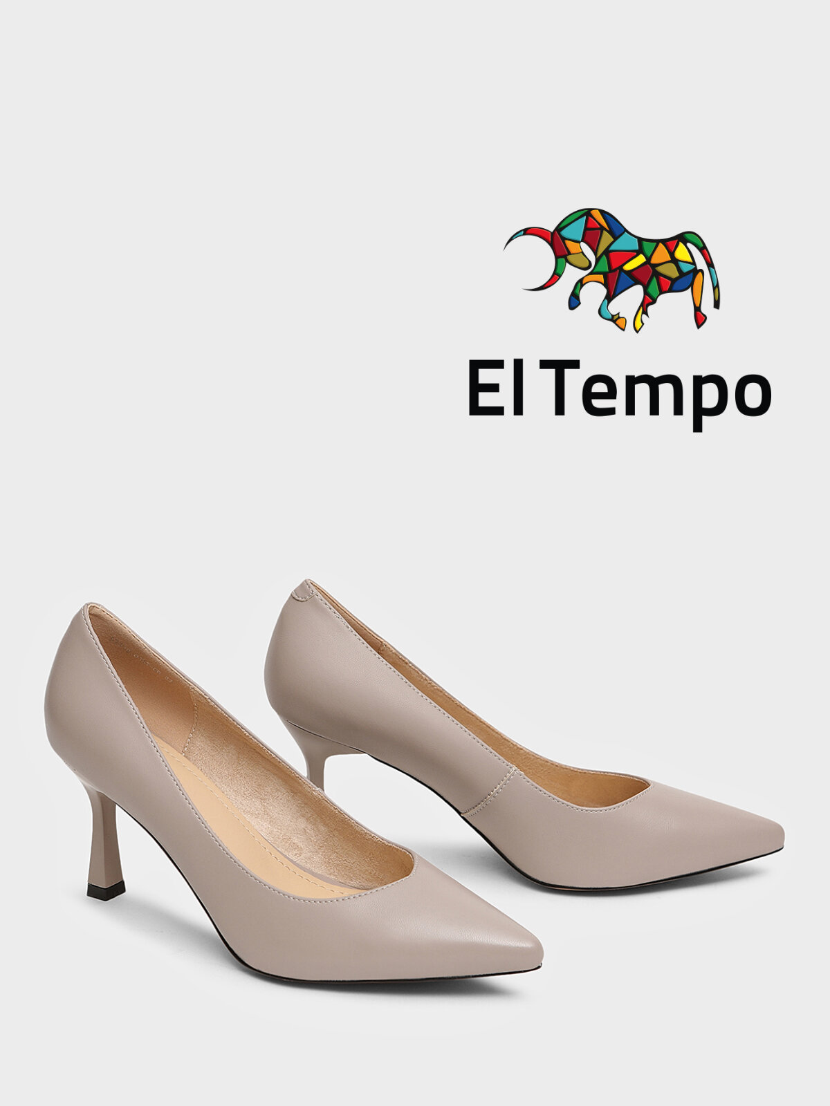 Туфли El Tempo, размер 36, серый