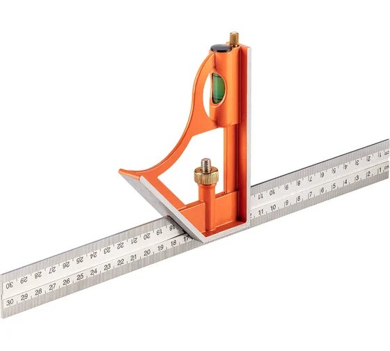 Многофункциональная линейка с уровнем NEO Tools 30 см нержавеющая сталь 72-125