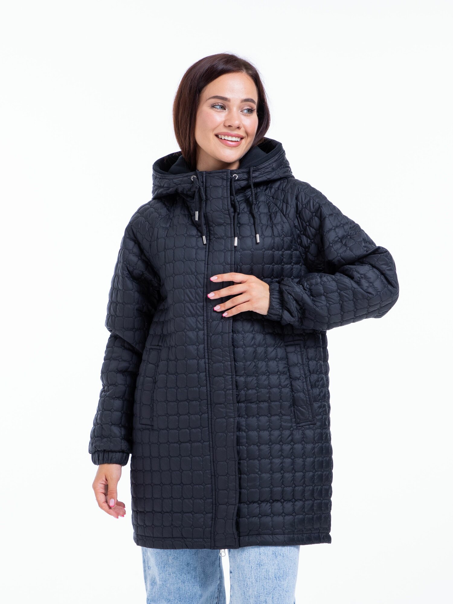 Куртка , размер 2XL(50-52), черный — фото 1