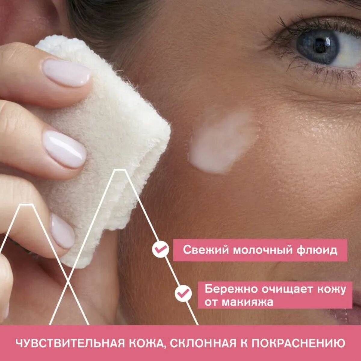 Изображение УРЬЯЖ РОЗЕЛЬЯН Дермоочищающая эмульсия для лица, 250 мл | URIAGE Roseliane Dermo-Cleansing Fluid