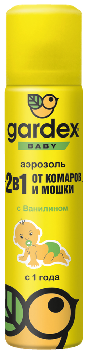 Аэрозоль от комаров и мошек Gardex Baby 80 мл