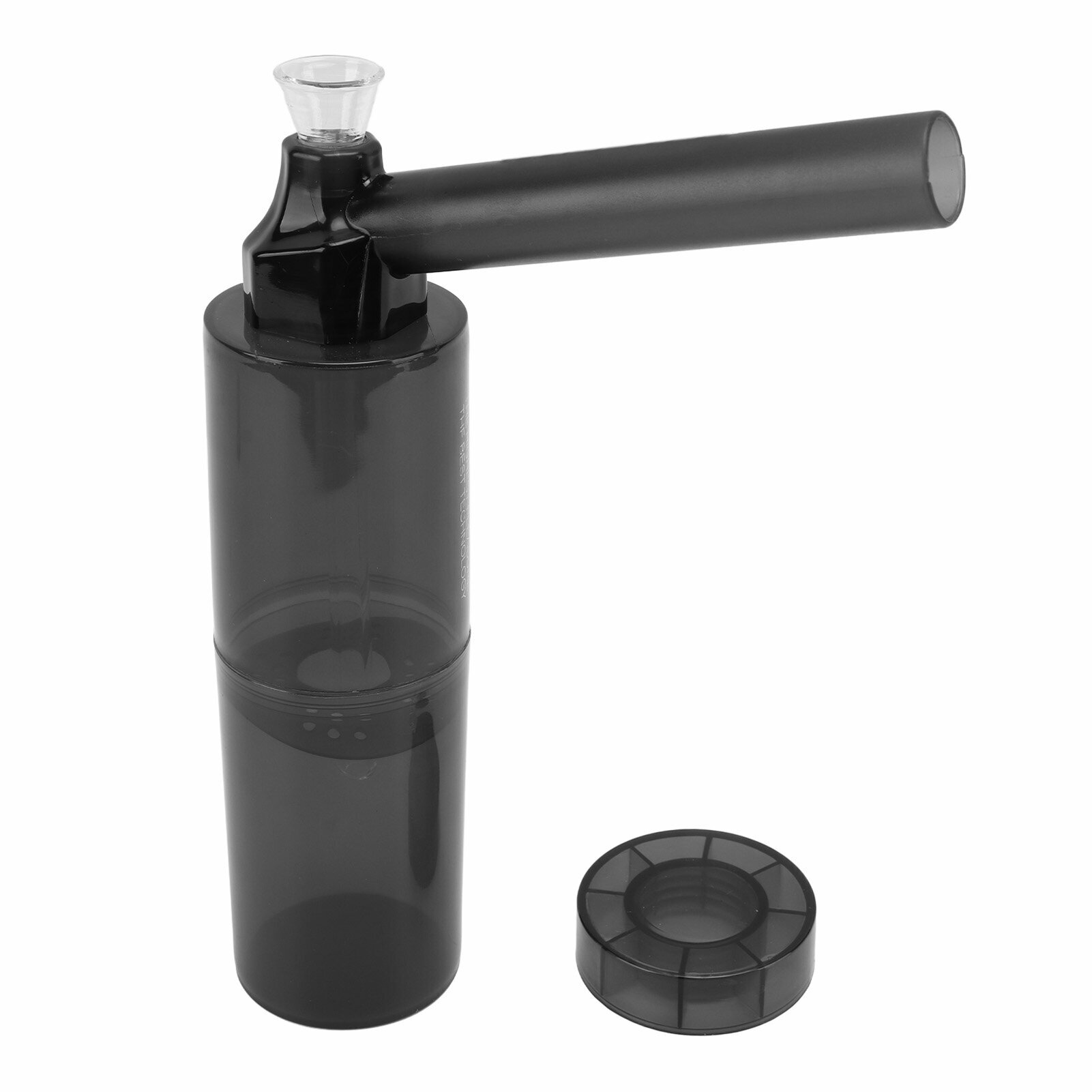 Портативный набор чашек для кальяна цилиндрическая пластиковая трубка для курения кальяна аксессуары для дыма для дома путешествий черный