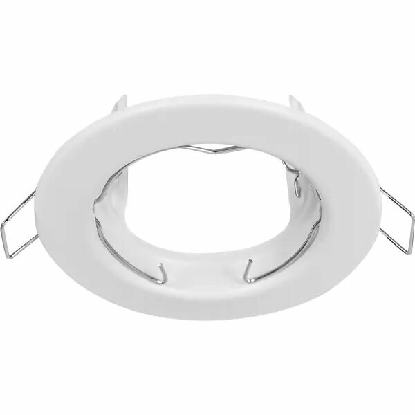 Светильник точечный встраиваемый под отверстие 70 мм GU5.3 цвет белый