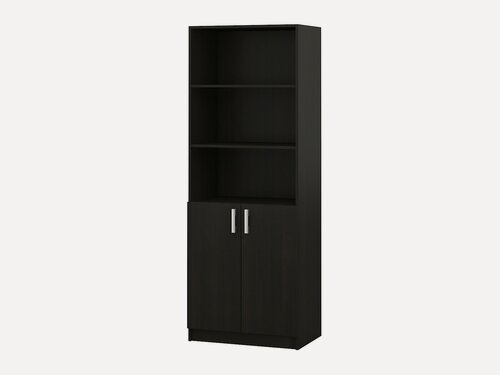 Изображение товара Шкаф ШО-12 (ШхГхВ) (600х440х1900), 44 кг, венге, 5 полок, 1 дверка, "Колизей мебель"