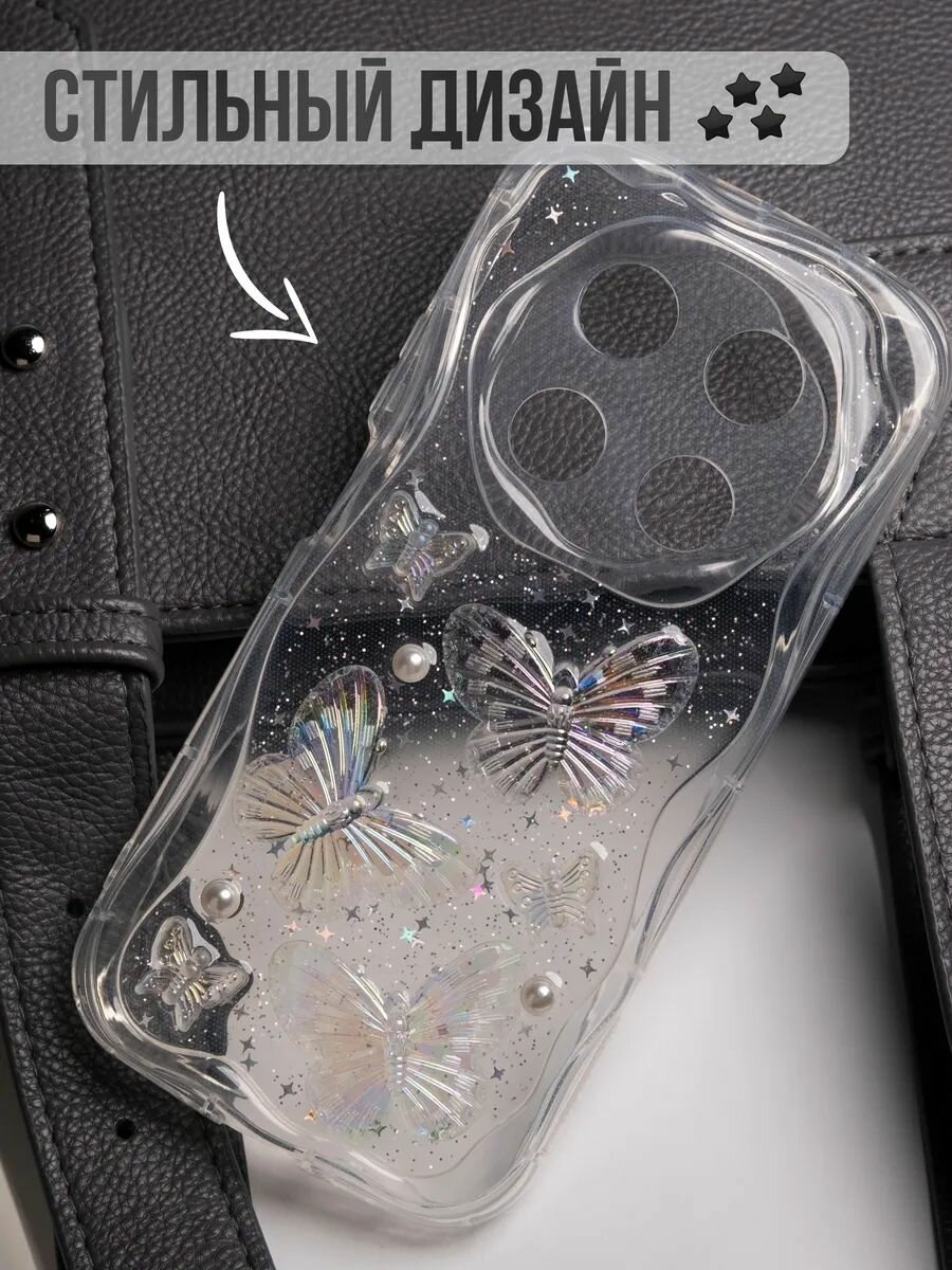 Чехол на Huawei Nova 12i силикон противоударный; защита камеры — фото 1